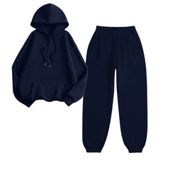 Navy Blue Oversize Tracksuit