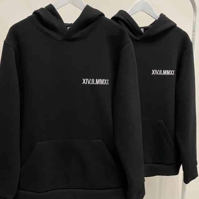 Roman Date couple Hoodie