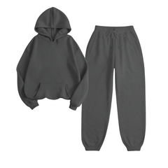 Charcoal Grey Oversize Tracksuit