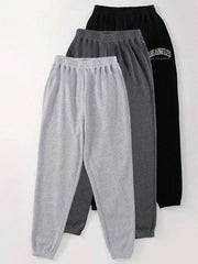 Pack of sweatpants ( Charcoal Grey,White & Black Los Angeles)