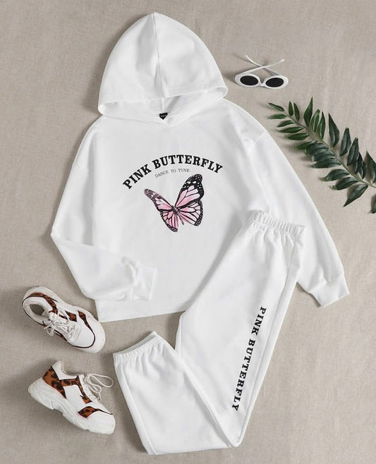 Pink Butterfly Tracksuit