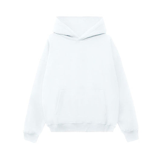 White Regular Hoodie