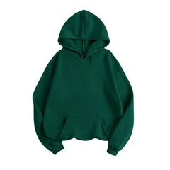 Dark Green Drop Shoulder Oversize Hoodie