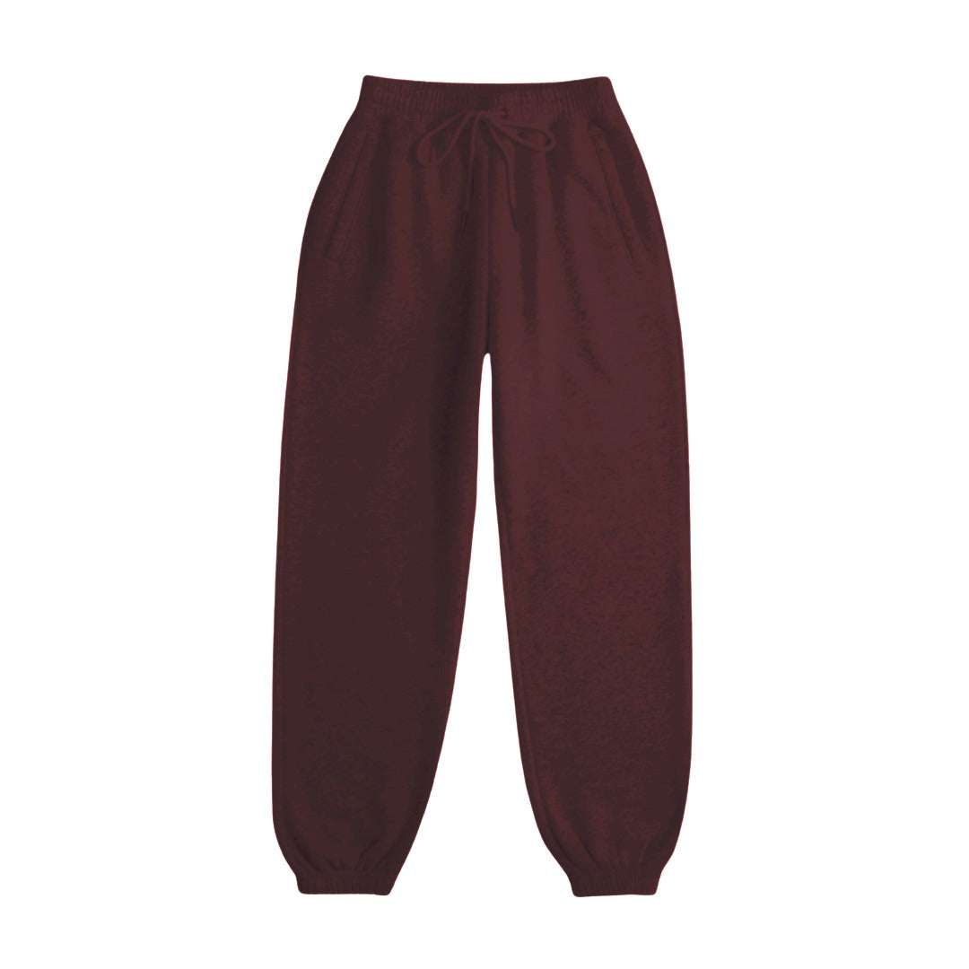 Maroon Oversize Trouser