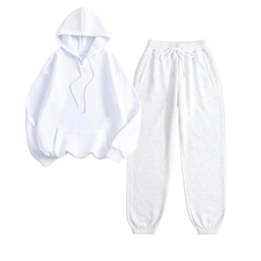 White Oversize Tracksuit