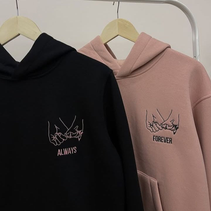 Always & Forever couple Hoodie