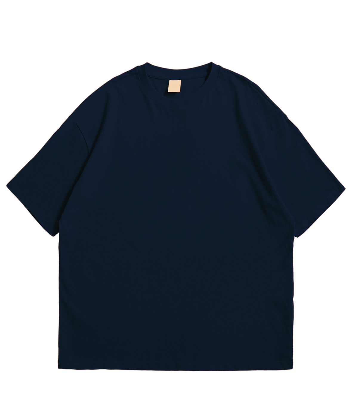 Plain Oversized Navy Blue Tee - Flexo