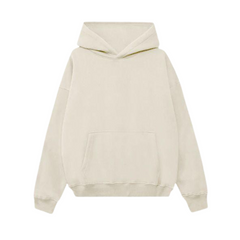 Cream Regular Hoodie