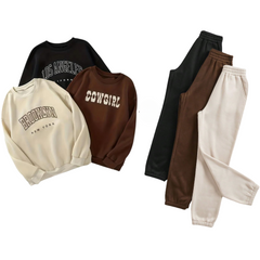 Pack of 3 SweatFit (Cowgirl Brown Sweatfit, Los Angeles Black Sweatfit, Brooeklyn Cream Sweatfit)