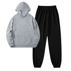 Oversized Hoodie with Black Sweatpants