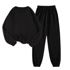 Sweatshirt with Black Sweatpants