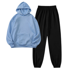 Oversized Hoodie with Black Sweatpants