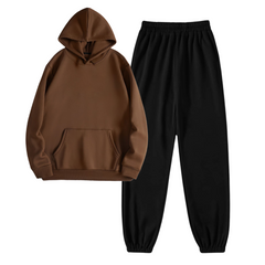 Oversized Hoodie with Black Sweatpants