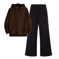 Regular Hoodie with Straight leg trouser