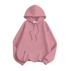 Mauve Drop Shoulder Oversize Hoodie