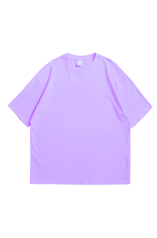 Plain Oversized Lilac Tee - Flexo