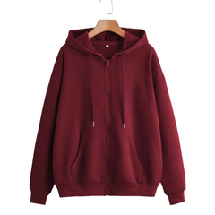 Maroon Regular Zipper