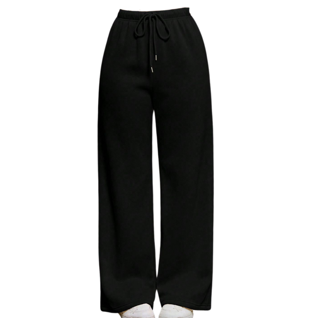 Fleece Straight Leg Trouser