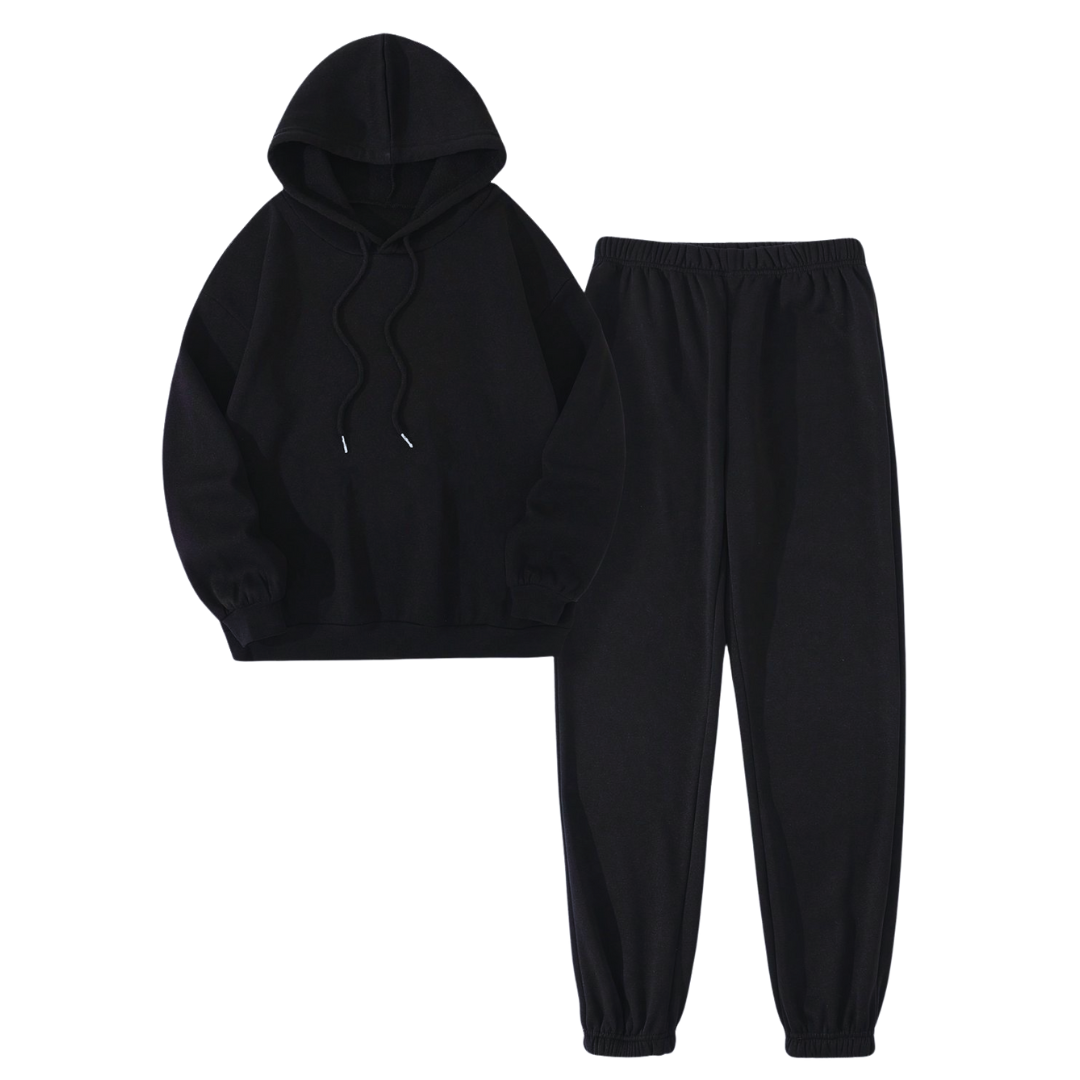 Black Regular Tracksuit