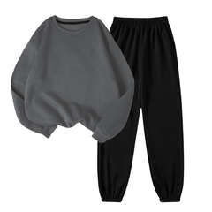 Sweatshirt with Black Sweatpants