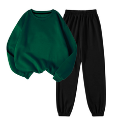 Sweatshirt with Black Sweatpants