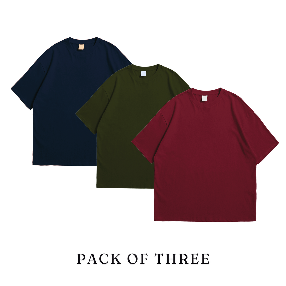 Pack of Three Oversized Tee