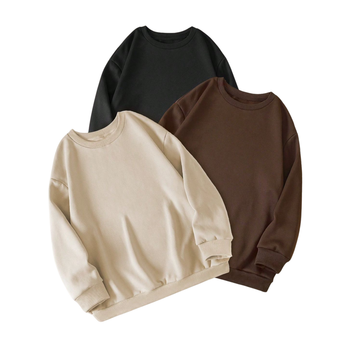 Black, Brown & Cream Sweatshirt