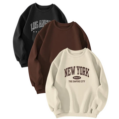 Plain Brown, New York & Los Angeles Sweatshirt