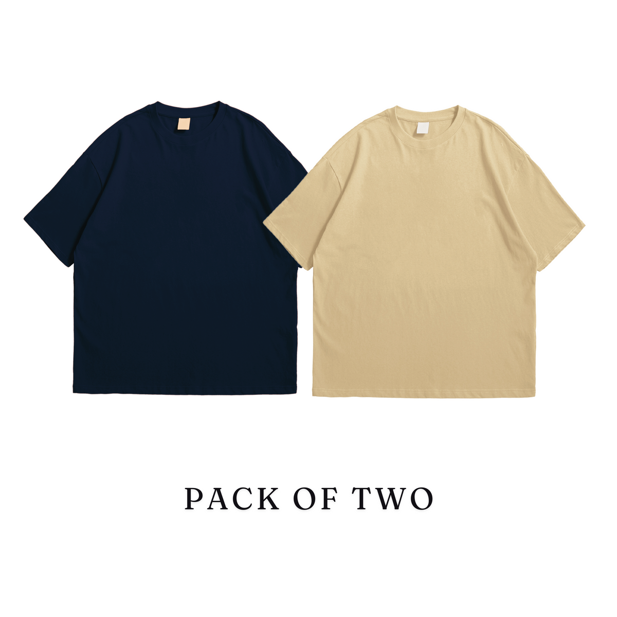 Pack of Two Oversized Tee