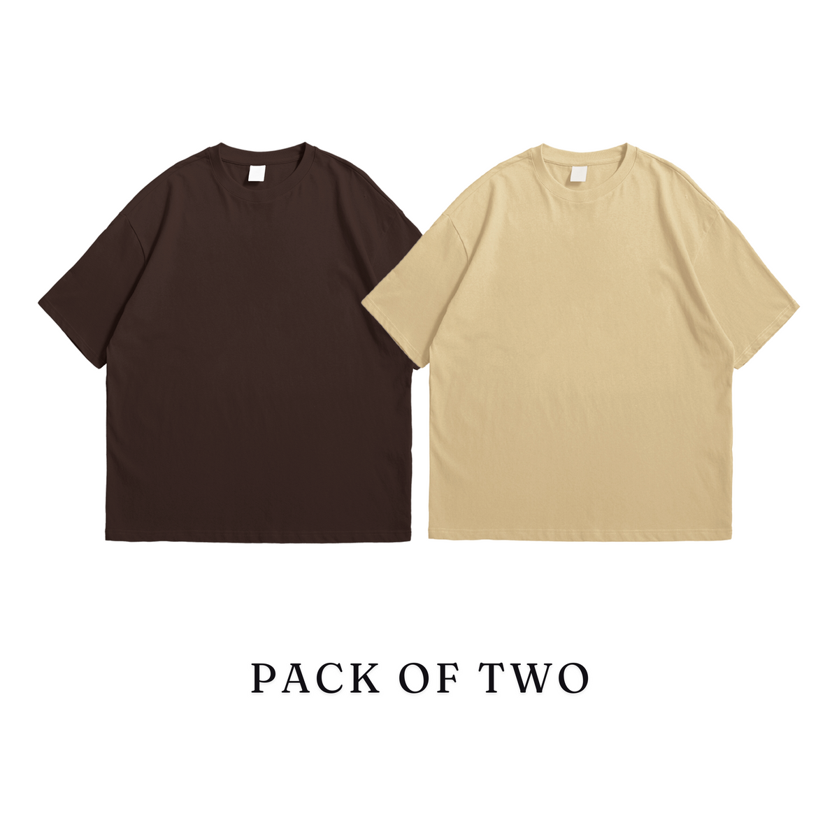 Pack of Two Oversized Tee