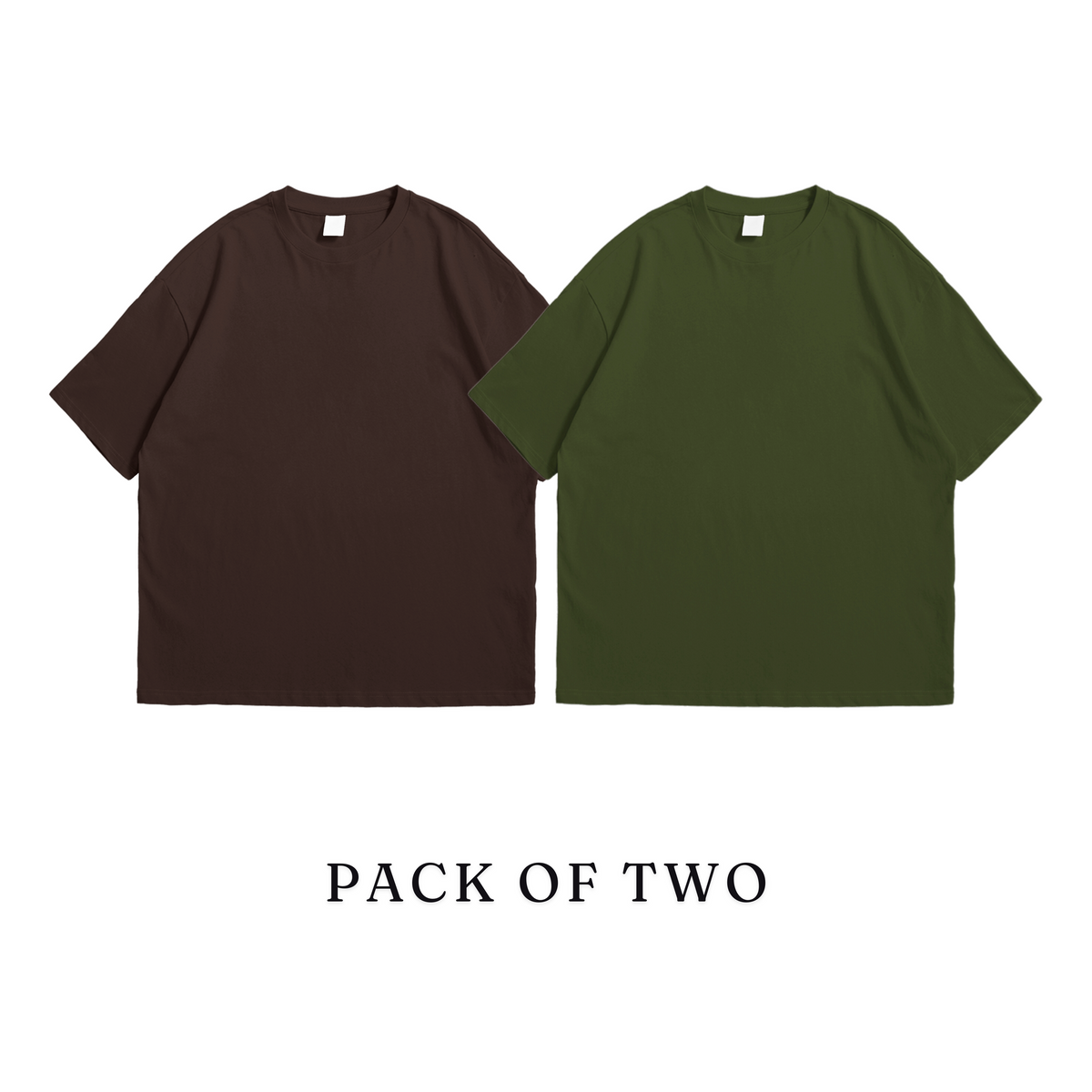 Pack of Two Oversized Tee