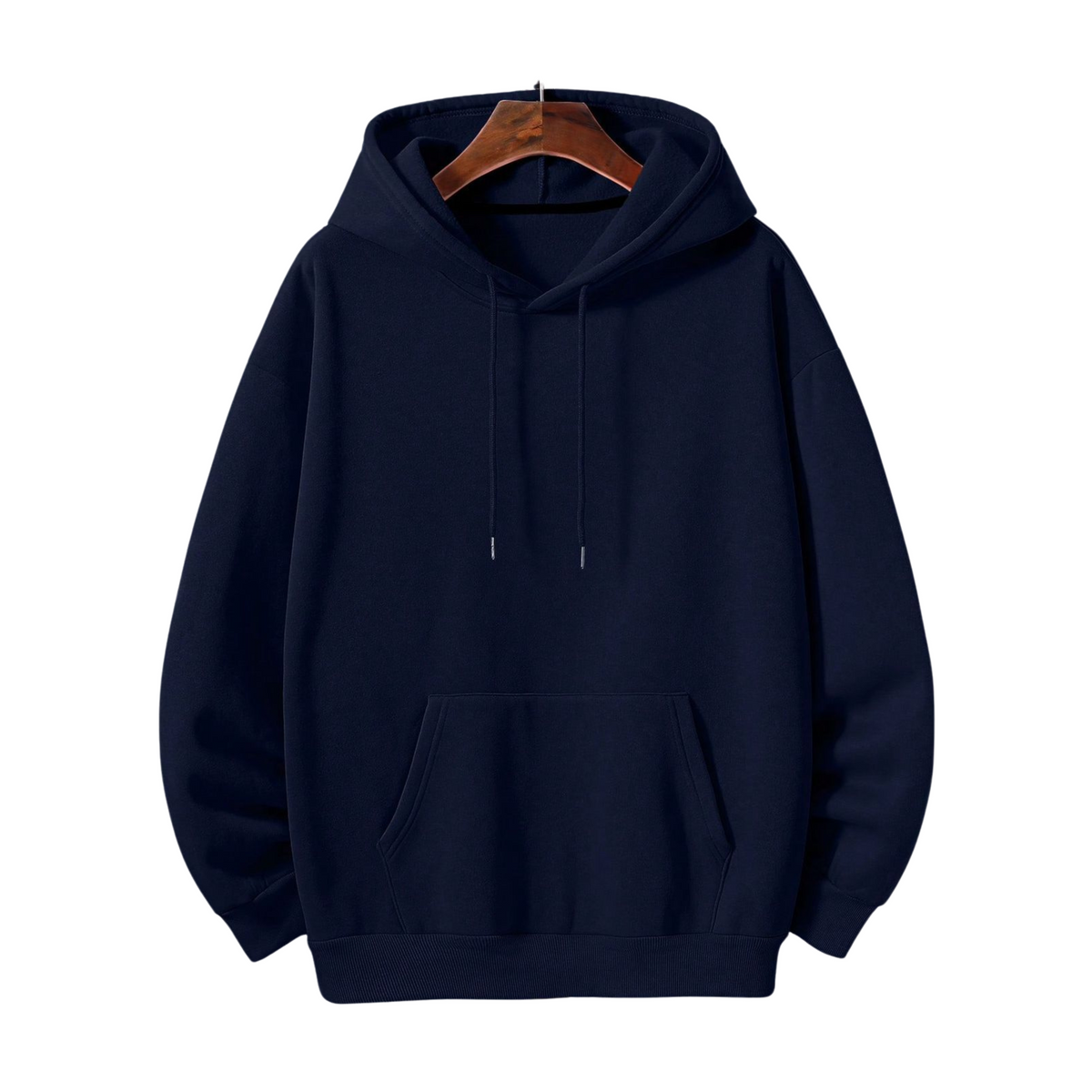 Dark Blue Regular Hoodie