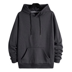 Charcoal Grey Regular Hoodie