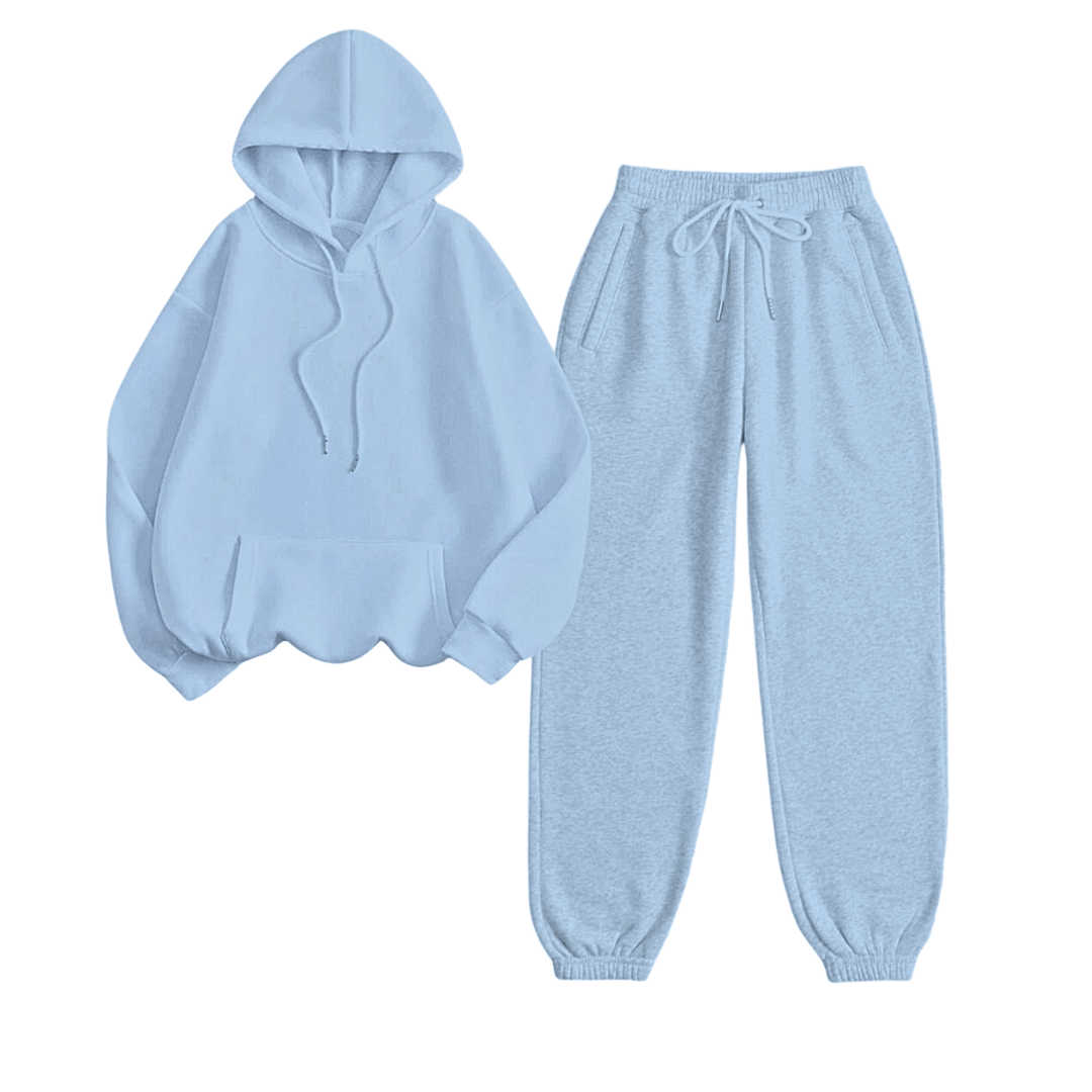 Sky Blue Oversize Tracksuit