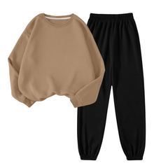 Sweatshirt with Black Sweatpants