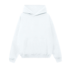 White Regular Hoodie