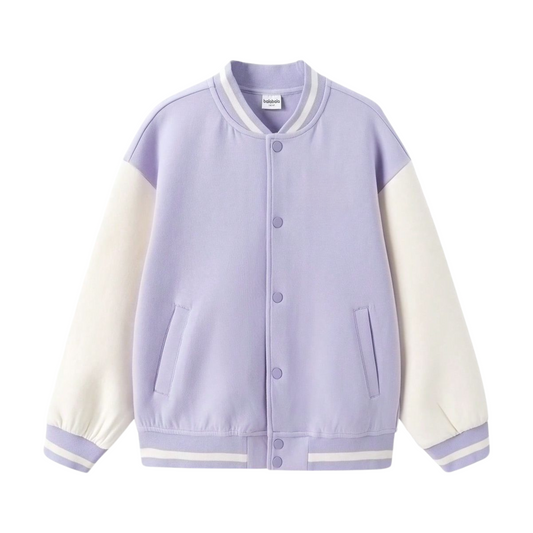 Lilac Varsity Jacket